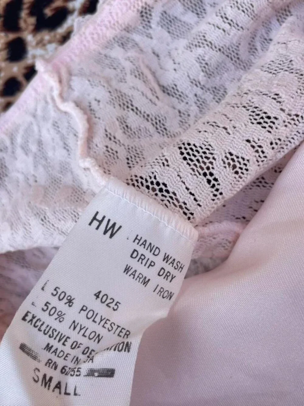 60s baby pink lingerie cami - Picture 7 of 7